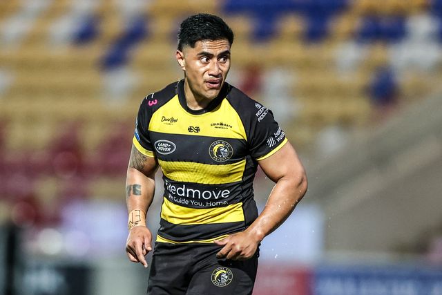 Ata Hingano of York Knights during the Betfred Super League round 8 match York Knights vs Leigh Leopards at LNER Community Stadium, York, United Kingdom on 17 April 2026

(Photo by Alfie Cosgrove/News Images)