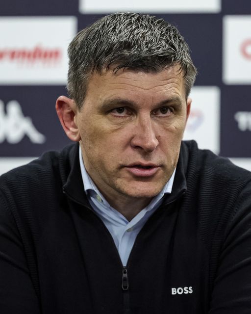 Sergej Jakirovi manager of Hull City speaks in the post match press conference during the Sky Bet Championship match Hull City vs Coventry City at MKM Stadium, Hull, United Kingdom on 06 April 2026

(Photo by Mark Cosgrove/News Images)