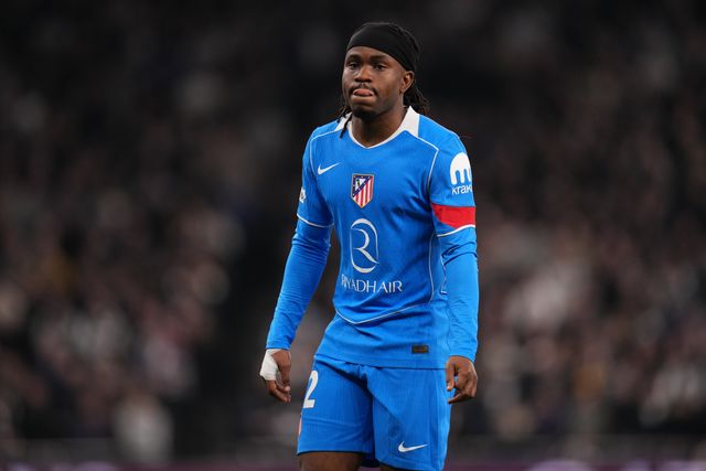 Ademola Lookman of Atlético Madrid during the UEFA Champions League match Tottenham Hotspur vs Atletico Madrid at Tottenham Hotspur Stadium, London, United Kingdom on 18 March 2026

(Photo by Harvey Murphy/News Images)