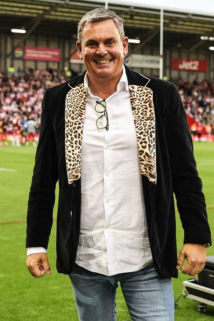 Leigh Leopards owner Derek Beaumont during the Betfred Super League Round 20 Leigh Leopards vs Warrington Wolves at Leigh Sports Village, Leigh, United Kingdom, 1st August 2025

(Photo by Mark Cosgrove/News Images)