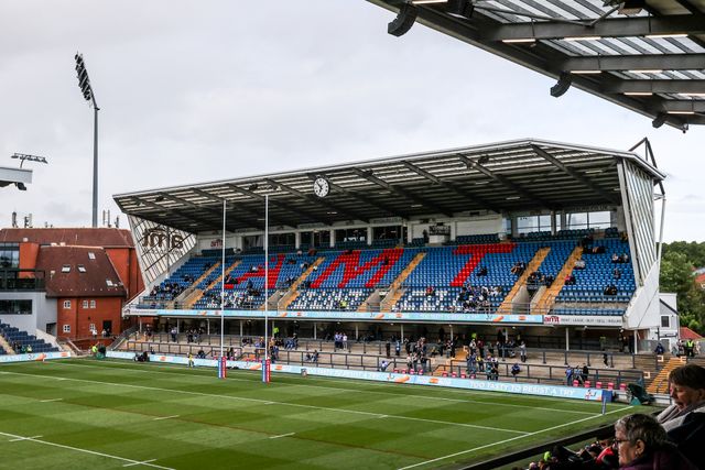 A general view of AMT Headingley Stadium ahead of the Betfred Super League round 13 match Leeds Rhinos vs St Helens at AMT Headingley Stadium, Leeds, United Kingdom on 04 June 2026

(Photo by Alfie Cosgrove/News Images)