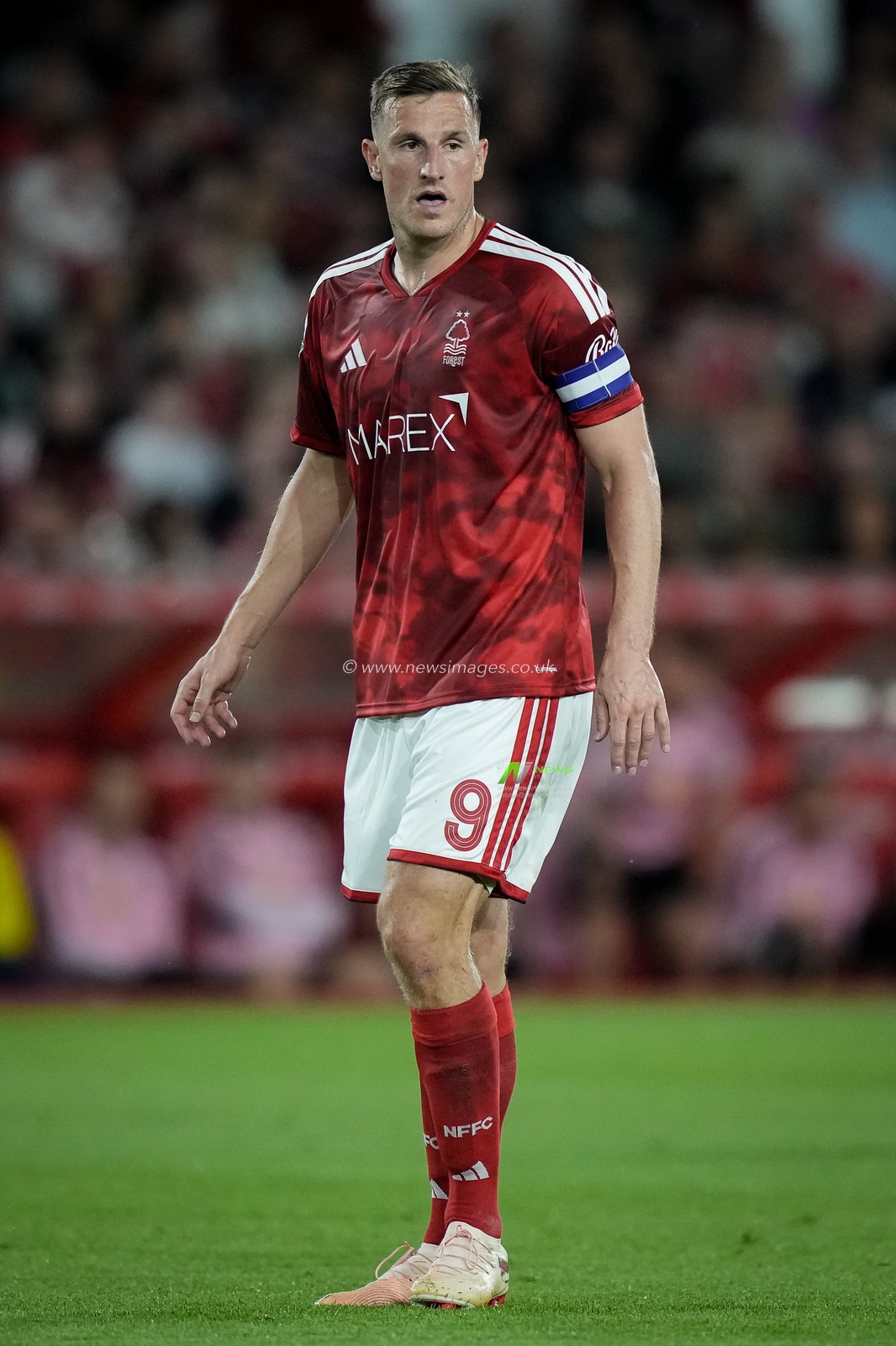 Chris Wood of Nottingham Forest during the Carabao Cup round 2 match Nottingham Forest vs Leeds Rhinos at City Ground, Nottingham, United Kingdom on 25 August 2026

(Photo by Maynard Manyowa/News Images)