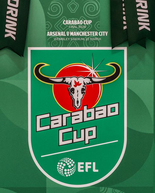 The Carabao Cup trophy during the Carabao Cup Final match Arsenal vs Manchester City at Emirates, London, United Kingdom on 22 March 2026

(Photo by Alfie Cosgrove/News Images)
