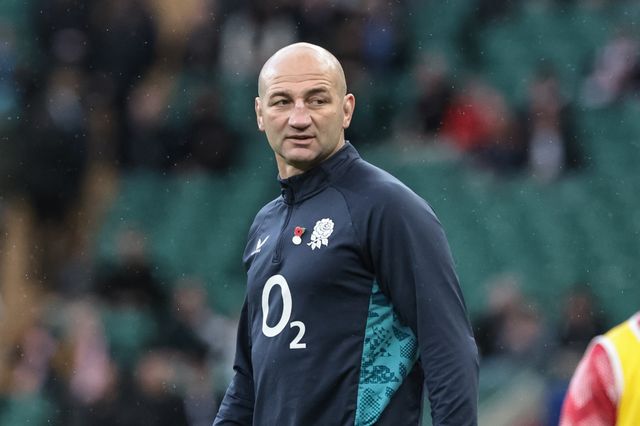 Steve Borthwick head coach of England in the pre-game warm up during the Quilter Nations Series 2025 match England vs Australia at Allianz Stadium, Twickenham, United Kingdom, 1st November 2025

(Photo by Mark Cosgrove/News Images)

*** GER AUT SUI OUT ***