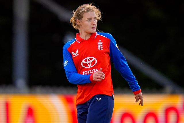 Charlie Dean of England during the England Women v New Zealand 1st Vitality IT20 match at The Central Co-Op County Ground, Derby, United Kingdom on 20 May 2026

(Photo by Maynard Manyowa/News Images)
