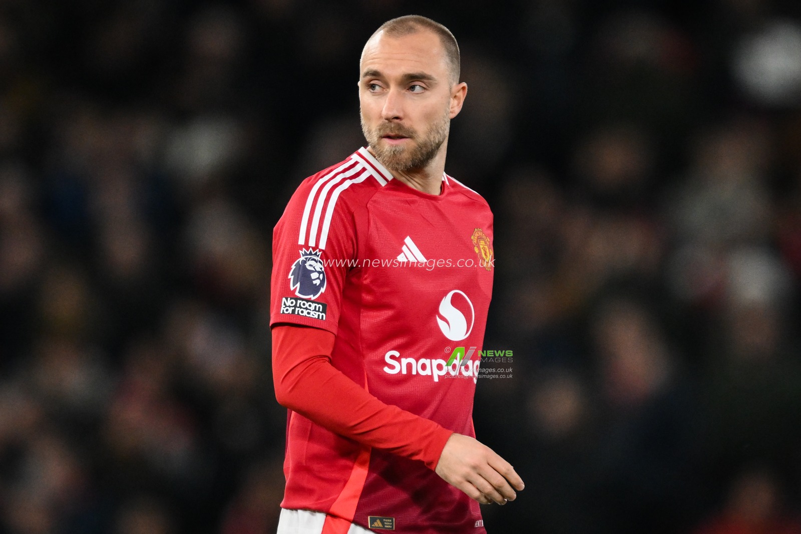 Christian Eriksen of Manchester United during the Premier League match Manchester United vs Newcastle United at Old Trafford, Manchester, United Kingdom, 30th December 2024

(Photo by Craig Thomas/News Images)