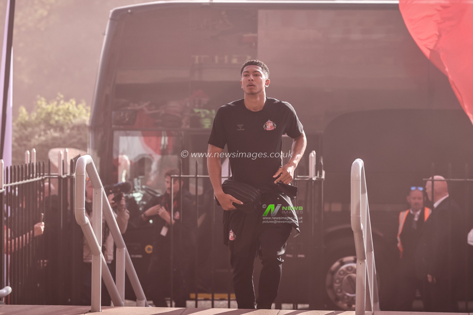 Jobe Bellingham of Sunderland arrives during the Sky Bet Championship Playoff Semi-final match Sunderland vs Coventry City at Stadium Of Light, Sunderland, United Kingdom, 13th May 2025

(Photo by Alfie Cosgrove/News Images)