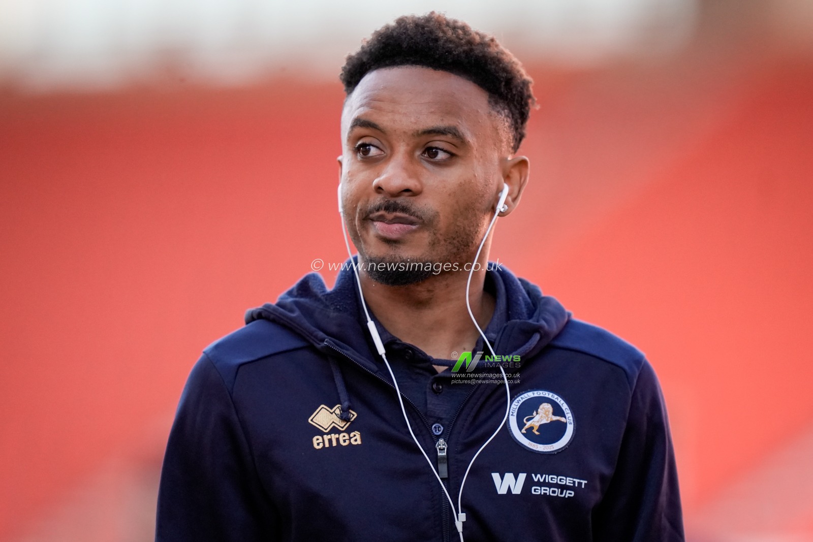 Thierno Ballo of Millwall inspects the pitch prior to kick off during the Sky Bet Championship match Stoke City vs Millwall at Bet365 Stadium, Stoke On Trent, United Kingdom on 21 April 2026

(Photo by Maynard Manyowa/News Images)