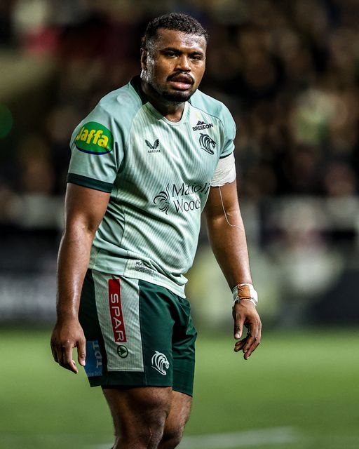 Tarek Haffar of Leicester Tigers during the Premiership Rugby Cup match Newcastle Red Bulls vs Leicester Tigers at Kingston Park, Newcastle, United Kingdom, 31st October 2025

(Photo by Alfie Cosgrove/News Images)

*** GER AUT SUI OUT ***