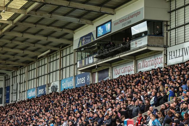 A general view of Halliwell Jones Stadium during the Betfred Super League round 7 match Warrington Wolves vs Leigh Leopards at The Halliwell Jones Stadium, Warrington, United Kingdom on 04 April 2026

(Photo by Alfie Cosgrove/News Images)