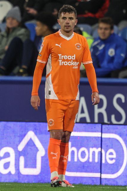 Albie Morgan of Blackpool during the Sky Bet League 1 match Huddersfield Town vs Blackpool at John Smith's Stadium, Huddersfield, United Kingdom, 24th September 2024

(Photo by Alfie Cosgrove/News Images)