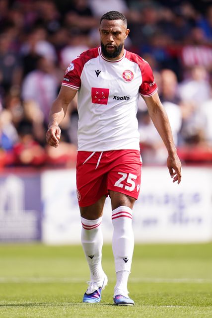 Matt Phillips of Stevenage during the Sky Bet League One Playoffs Semi-Final match Stevenage vs Stockport County at Lamex Stadium, Stevenage, United Kingdom on 09 May 2026

(Photo by Harvey Murphy/News Images)
