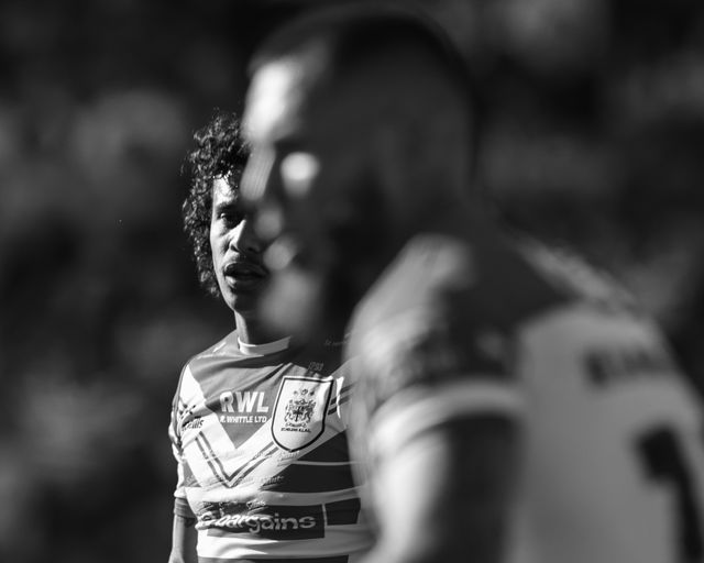 Tristan Sailor of St Helens R.F.C. looks on during the Betfred Super League round 9 match St Helens vs Wakefield Trinity at The BrewDog Stadium, St Helens, United Kingdom on 25 April 2026

(Photo by Mark Cosgrove/News Images)