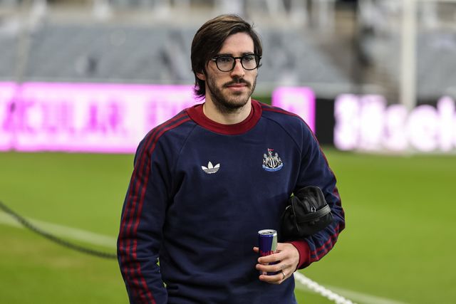 Sandro Tonali of Newcastle Untied arrives during the Emirates FA Cup 5th Round  match Newcastle Untied vs Manchester City at St. James's Park, Newcastle, United Kingdom on 07 March 2026

(Photo by Mark Cosgrove/News Images)