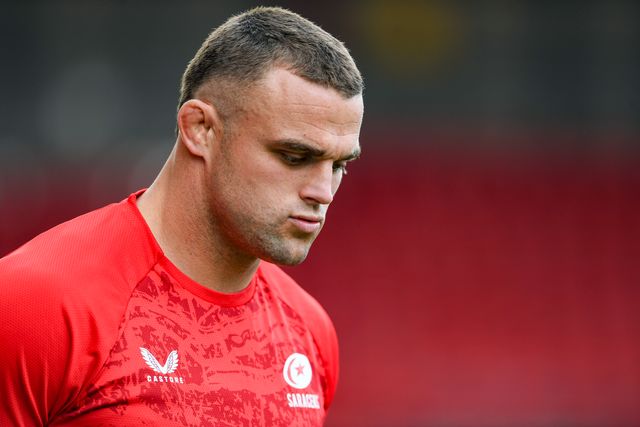 Ben Earl of Saracens warming up during the Gallagher PREM match Bristol Bears vs Saracens at Ashton Gate, Bristol, United Kingdom on 09 May 2026

(Photo by Alex Williamson/News Images)
