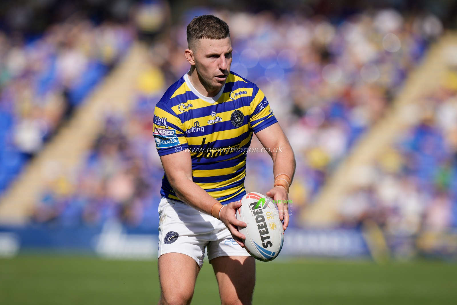 George Williams of Warrington Wolves during the Betfred Super League round 24 match Warrington Wolves vs Huddersfield Giants at The Halliwell Jones Stadium, Warrington, United Kingdom on 23 August 2026

(Photo by Maynard Manyowa/News Images)