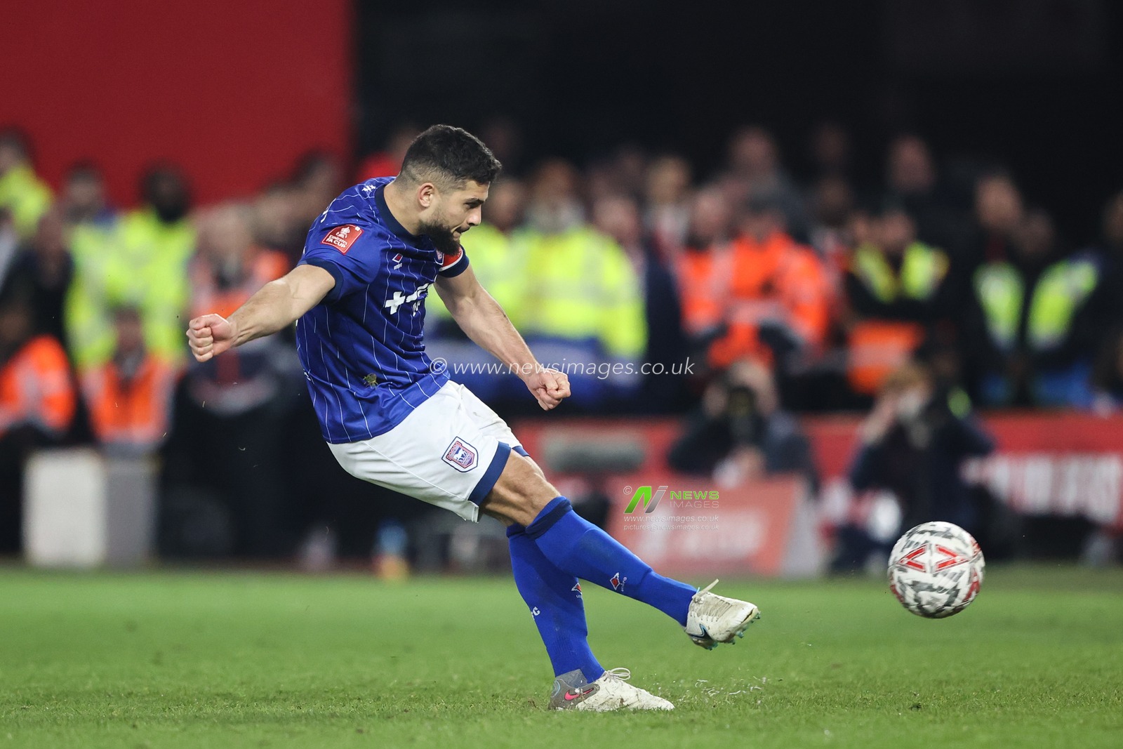 Sam Morsy of Ipswich Town scores his penalty in the penalty shootout during the Emirates FA Cup 5th Round match Nottingham Forest vs Ipswich Town at City Ground, Nottingham, United Kingdom, 3rd March 2025

(Photo by Alfie Cosgrove/News Images)