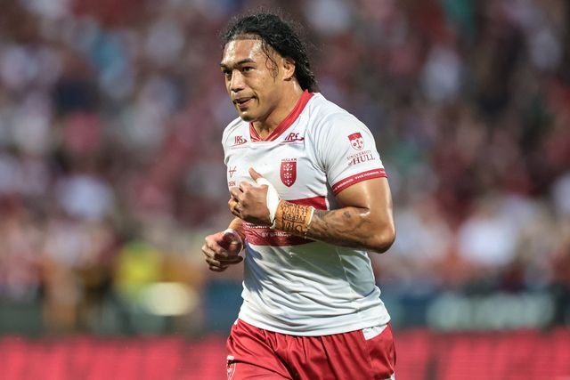Tom Amone of Hull KR during the Betfred Super League round 12 match Hull KR vs Wigan Warriors at Sewell Group Craven Park, Hull, United Kingdom on 21 May 2026

(Photo by Mark Cosgrove/News Images)