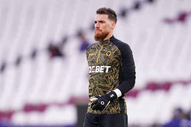 Wolverhampton Wanderers goalkeeper Jose Sa warming up ahead of the Premier League match West Ham United vs Wolverhampton Wanderers at London Stadium, London, United Kingdom on 10 April 2026

(Photo by Harvey Murphy/News Images)