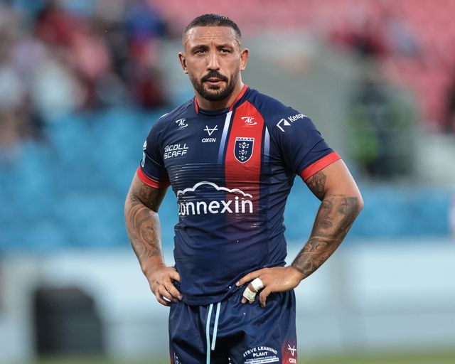 Elliot Minchella of Hull KR during the Betfred Super League Round 20 Salford Red Devils vs Hull KR at Salford Community Stadium, Eccles, United Kingdom, 31st July 2025

(Photo by Mark Cosgrove/News Images)