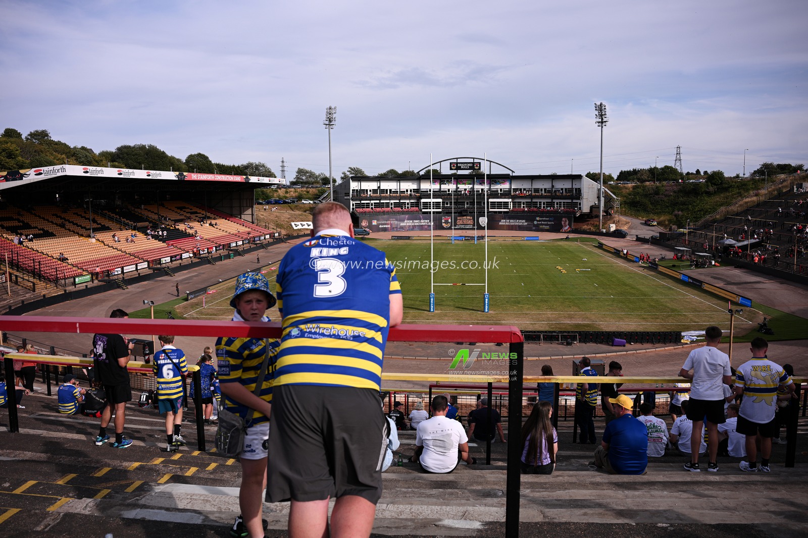Betfred Super League round 22 Bradford Bulls v Warrington Wolves