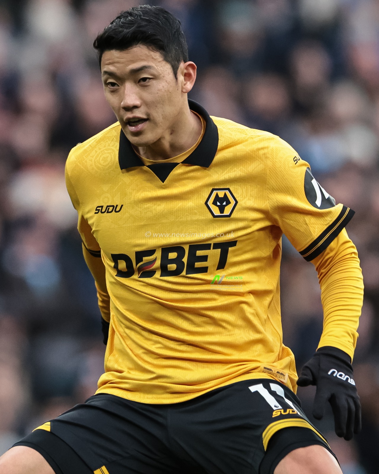 Hwang Hee-Chan of Wolverhampton Wanderers during the Premier League match Manchester City vs Wolverhampton Wanderers at Etihad, Manchester, United Kingdom on 24 January 2026

(Photo by Mark Cosgrove/News Images)