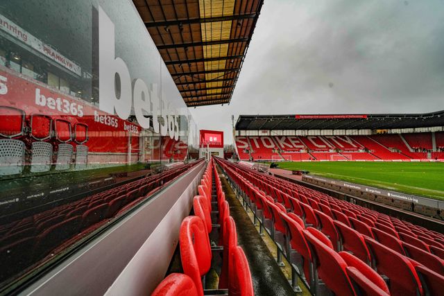 A general view of the pitch and stands during the Emirates FA Cup 4th Round  match Stoke City vs Fulham at Bet365 Stadium, Stoke On Trent, United Kingdom on 15 February 2026

(Photo by Maynard Manyowa/News Images)