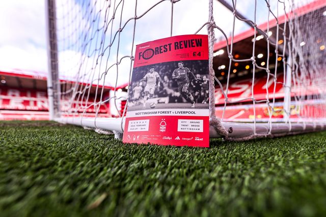 Igor Jesus of Nottingham Forest and Virgil van Dijk of Liverpool on the front cover of the match day programme during the Premier League match Nottingham Forest vs Liverpool at City Ground, Nottingham, United Kingdom on 22 February 2026

(Photo by Alfie Cosgrove/News Images)