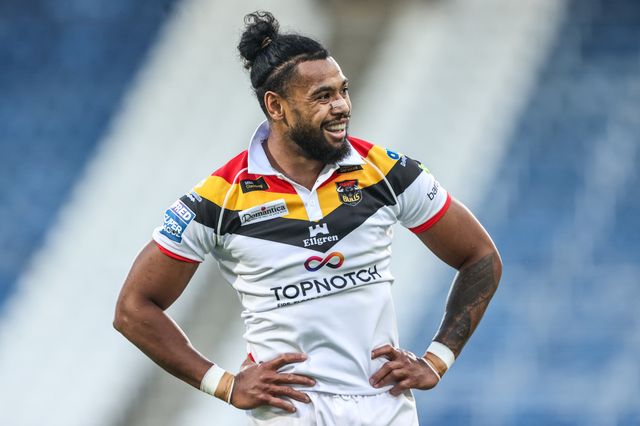 Waqa Blake of Bradford Bulls during the Betfred Super League round 18 match Huddersfield Giants vs Bradford Bulls at Accu Stadium, Huddersfield, United Kingdom on 10 July 2026

(Photo by Alfie Cosgrove/News Images)