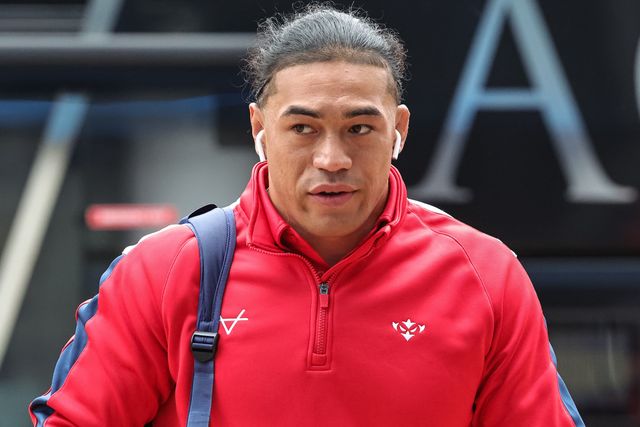 Tom Amone of Hull KR arrives during the Betfred Super League Round 4 match Huddersfield Giants vs Hull KR at Accu Stadium, Huddersfield, United Kingdom on 08 March 2026

(Photo by Mark Cosgrove/News Images)