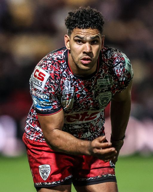 Jacob Alick-Wiencke of Leigh Leopards during the Betfred Super League round 8 match York Knights vs Leigh Leopards at LNER Community Stadium, York, United Kingdom on 17 April 2026

(Photo by Alfie Cosgrove/News Images)