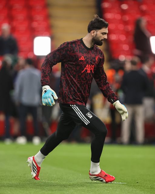 Liverpool goalkeeper Giorgi Mamardashvili in the pregame warmup session during the UEFA Champions League last 16 second leg match Liverpool vs Galatasaray at Anfield, Liverpool, United Kingdom on 18 March 2026

(Photo by Alfie Cosgrove/News Images)