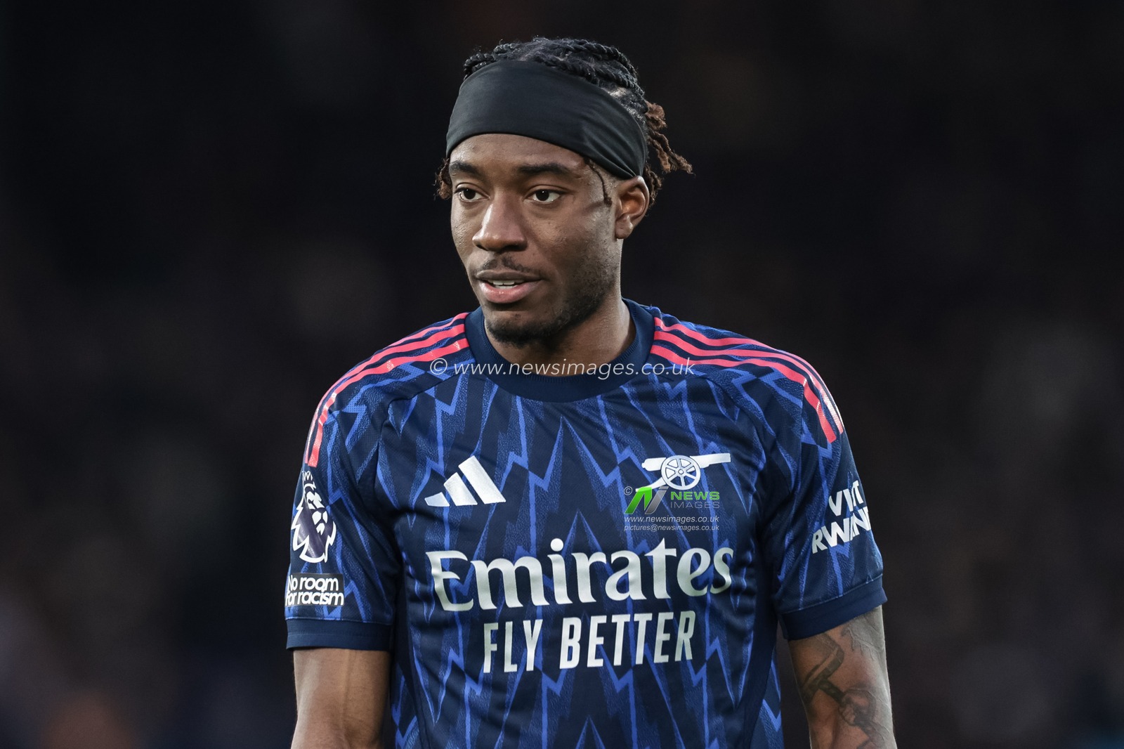 Noni Madueke of Arsenal during the Premier League match Leeds United vs Arsenal at Elland Road, Leeds, United Kingdom, 31st January 2026

(Photo by Mark Cosgrove/News Images)