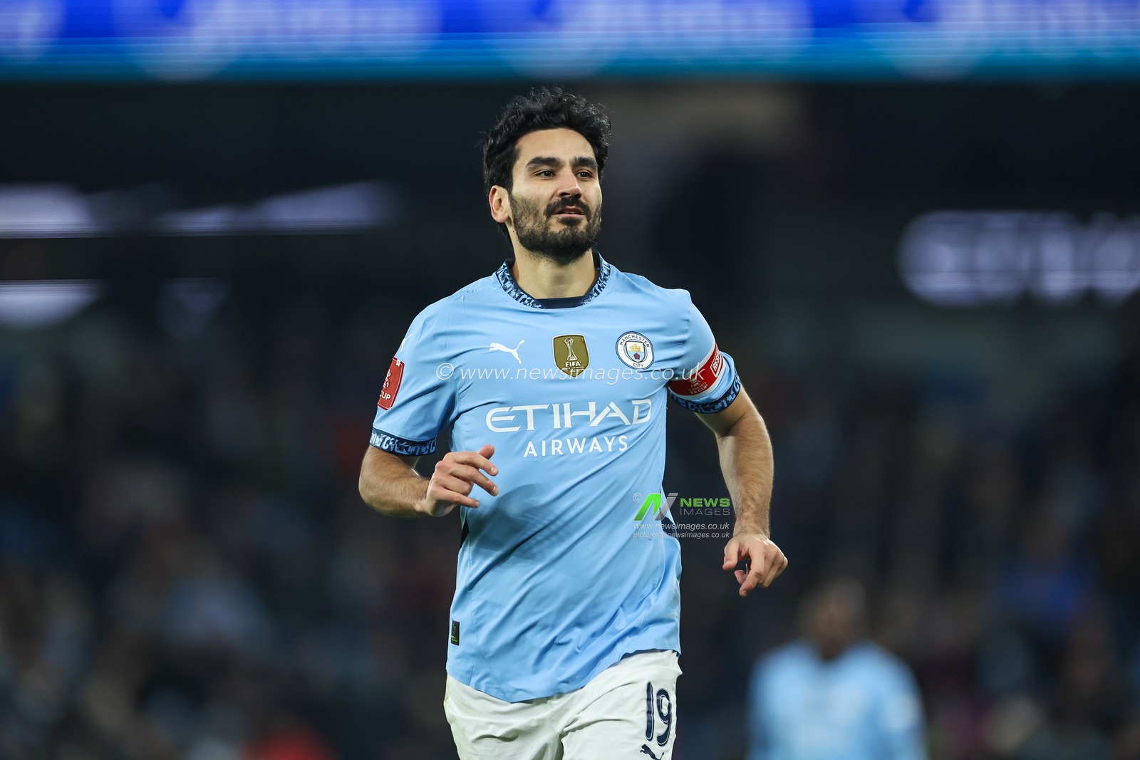 Ä°lkay GÃ¼ndoÄŸan of Manchester City during the Emirates FA Cup 3rd Round match Manchester City vs Salford City at Etihad Stadium, Manchester, United Kingdom, 11th January 2025

(Photo by Mark Cosgrove/News Images)