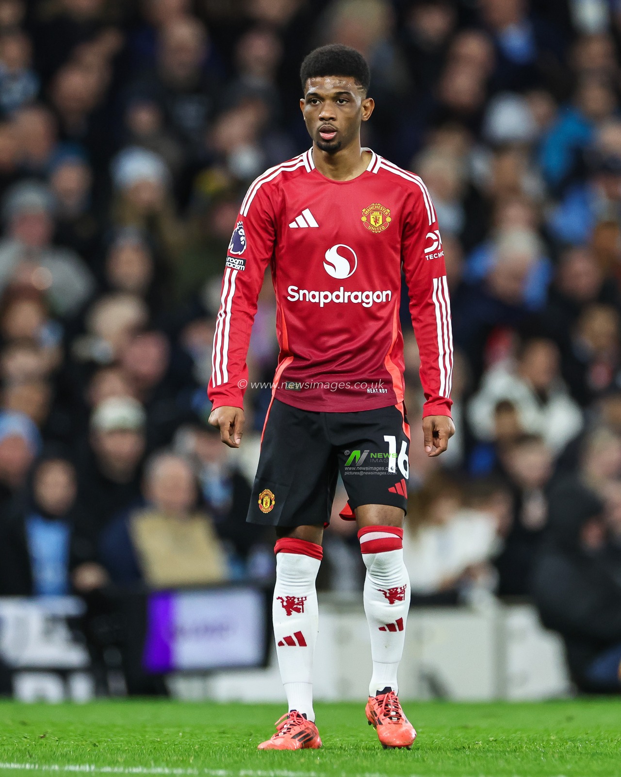 Amad Diallo of Manchester United during the Premier League match Manchester City vs Manchester United at Etihad Stadium, Manchester, United Kingdom, 15th December 2024

(Photo by Mark Cosgrove/News Images)
