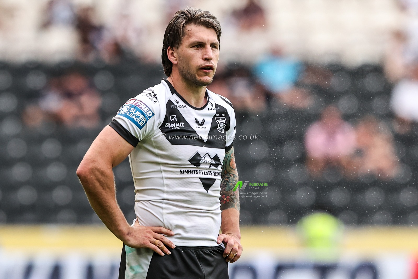 Tom Briscoe of Hull FC during the Betfred Super League round 16 match Hull FC vs Wigan Warriors at MKM Stadium, Hull, United Kingdom on 27 June 2026

(Photo by Alfie Cosgrove/News Images)
