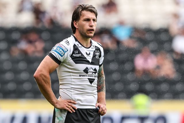 Tom Briscoe of Hull FC during the Betfred Super League round 16 match Hull FC vs Wigan Warriors at MKM Stadium, Hull, United Kingdom on 27 June 2026

(Photo by Alfie Cosgrove/News Images)