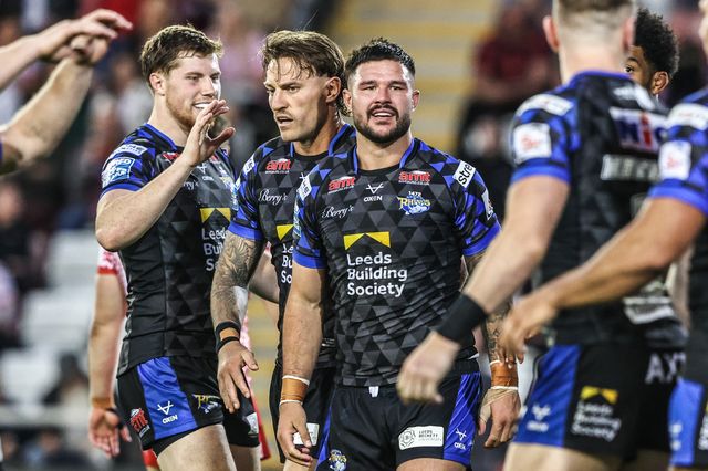 Betfred Super League round 21 Leigh Leopards v Leeds Rhinos
