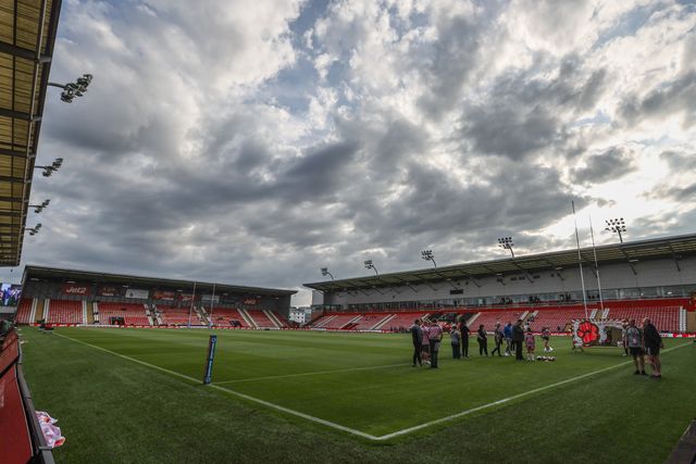 Betfred Super League round 21 Leigh Leopards v Leeds Rhinos