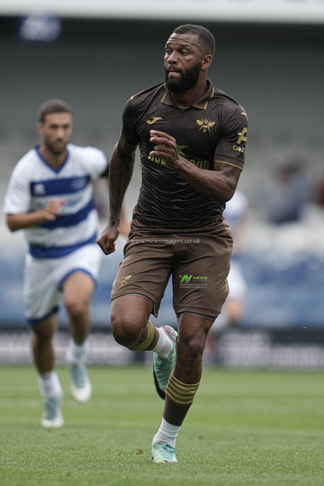 Igor Thiago of Brentford during the Pre-season friendly match Queens Park Rangers vs Brentford at Kiyan Prince Foundation Stadium, London, United Kingdom, 2nd August 2025

(Photo by Harvey Murphy/News Images)