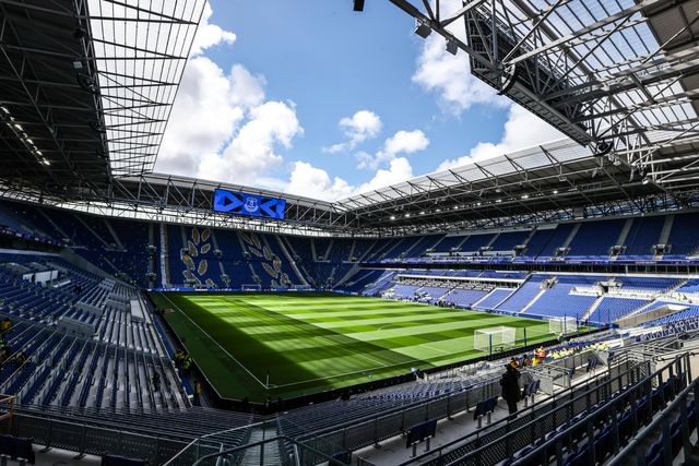 A general view of Hill Dickinson Stadium ahead of the Premier League match Everton vs Liverpool at Hill Dickinson Stadium, Liverpool, United Kingdom on 19 April 2026

(Photo by Alfie Cosgrove/News Images)