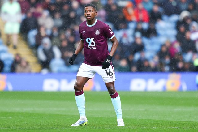 Florentino Luis of Burnley during the Premier League match Burnley vs Brighton & Hove Albion at Turf Moor, Burnley, United Kingdom on 11 April 2026

(Photo by Jorge Horsted/News Images)