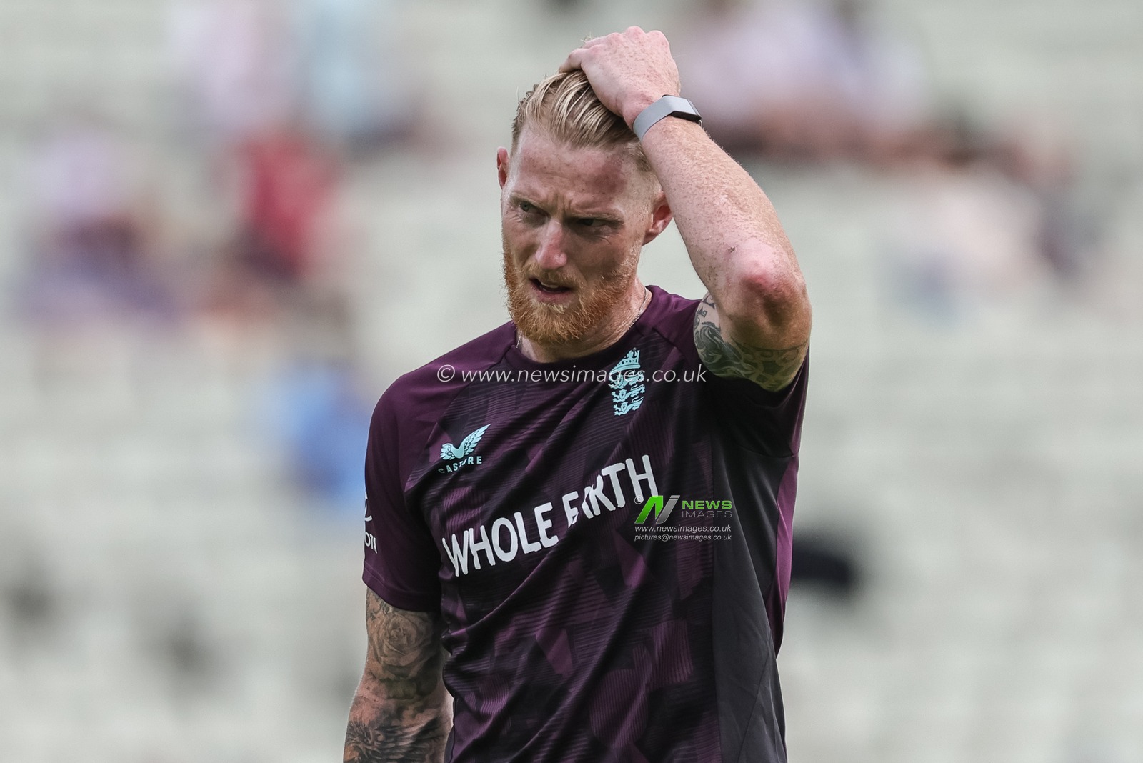 England captain Ben Stokes in the pre-game warm up session during the 2nd Rothesay Test Match Day 1 England vs India at Edgbaston, Birmingham, United Kingdom, 2nd July 2025

(Photo by Mark Cosgrove/News Images)