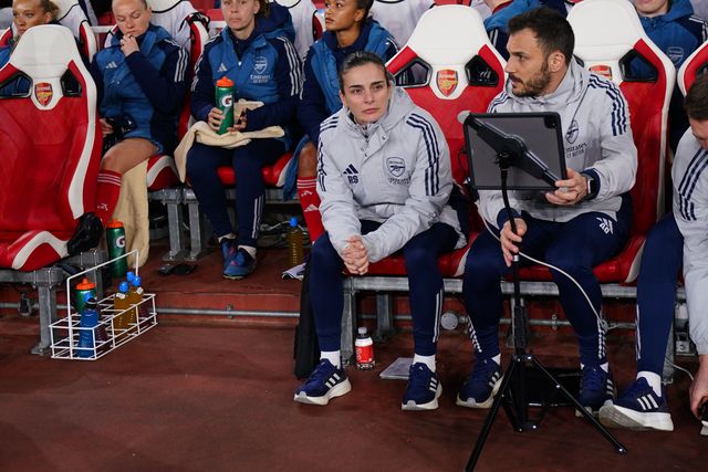 Renee Slegers manager of Arsenal during the UEFA Women's Champions League Quarter-finals match Arsenal vs Chelsea at Arsenal Stadium, London, United Kingdom on 24 March 2026

(Photo by Harvey Murphy/News Images)