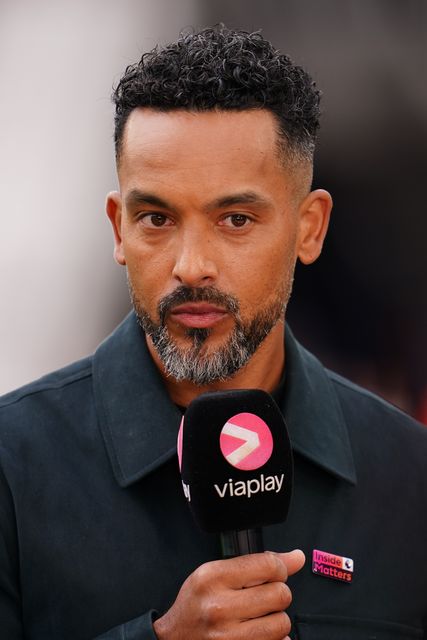 Ex player and pundit Theo Walcott ahead of kick off during the Premier League match West Ham United vs Arsenal at London Stadium, London, United Kingdom on 10 May 2026

(Photo by Harvey Murphy/News Images)