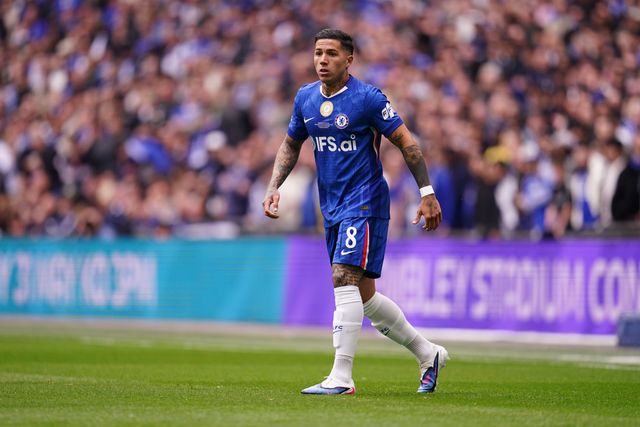 Enzo Fernandez of Chelsea during the Emirates FA Cup Final match Chelsea vs Manchester City at Wembley Stadium, London, United Kingdom on 16 May 2026

(Photo by Harvey Murphy/News Images)