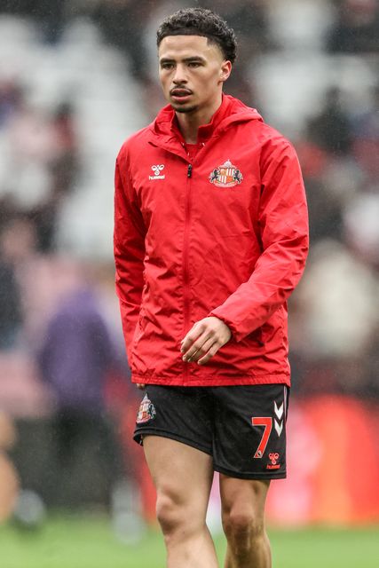 Chemsdine Talbi of Sunderland in the pregame warmup session during the Premier League match Sunderland vs Manchester United at Stadium Of Light, Sunderland, United Kingdom on 09 May 2026

(Photo by Alfie Cosgrove/News Images)