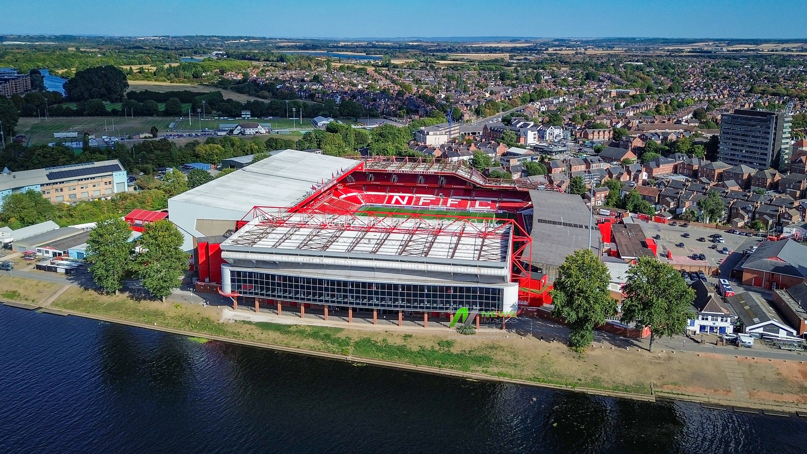 A general view of the pitch and stands during the Carabao Cup round 2 match Nottingham Forest vs Leeds Rhinos at City Ground, Nottingham, United Kingdom on 25 August 2026

(Photo by Maynard Manyowa/News Images)