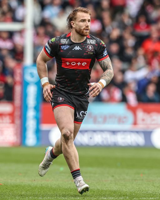 Adam Keighran of Wigan Warriors during the Betfred Super League round 7 match St Helens vs Wigan Warriors at The BrewDog Stadium, St Helens, United Kingdom on 03 April 2026

(Photo by Alfie Cosgrove/News Images)