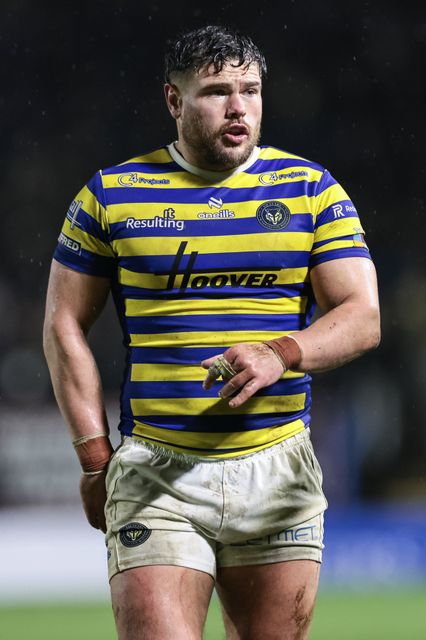 Joe Philbin of Warrington Wolves during the Pre Season match Warrington Wolves vs Leigh Leopards at Halliwell Jones Stadium, Warrington, United Kingdom, 30th January 2026

(Photo by Mark Cosgrove/News Images)